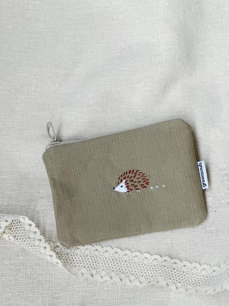 手刺繡零錢包/小收納袋