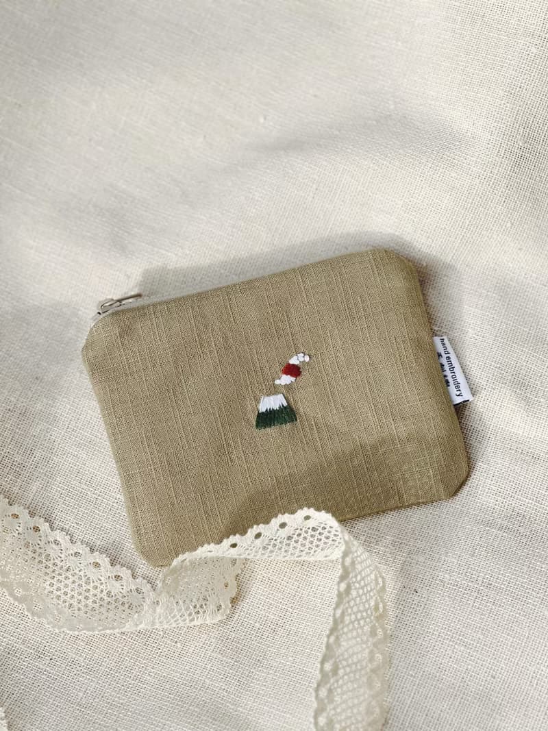 手刺繡零錢包/小收納袋