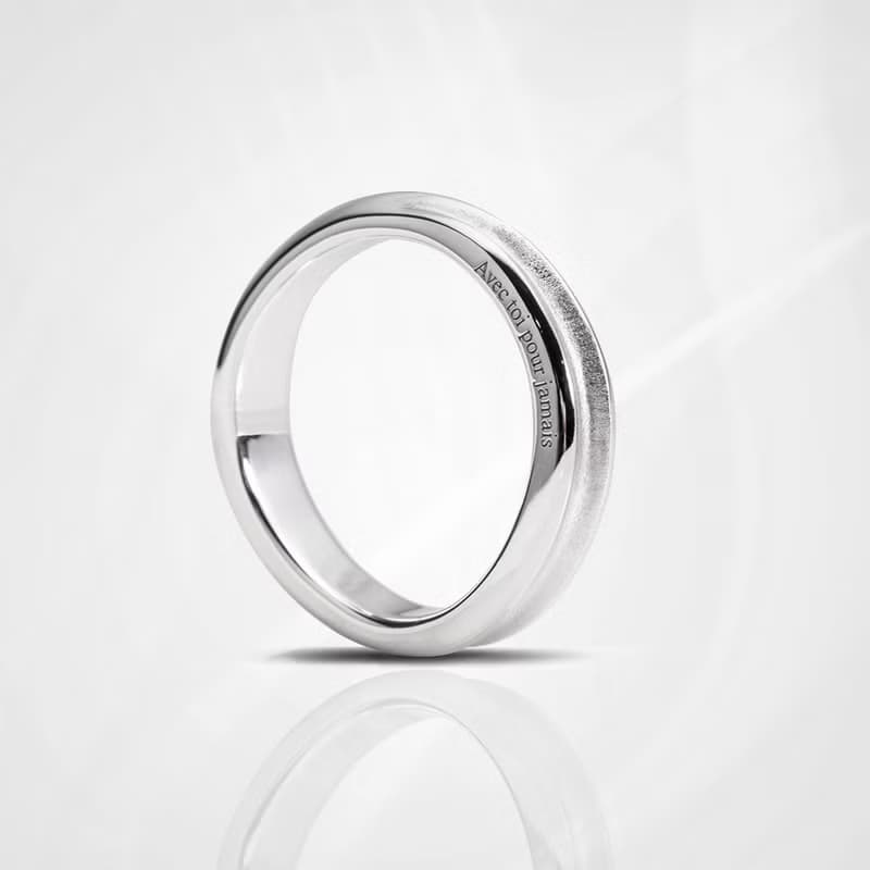 手工925純銀【刻字戒指】莫比烏斯Möbius-小資婚戒.情人節禮物