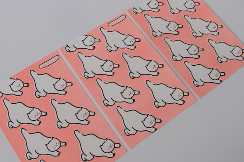 big big cat postcard - Cat Stretching