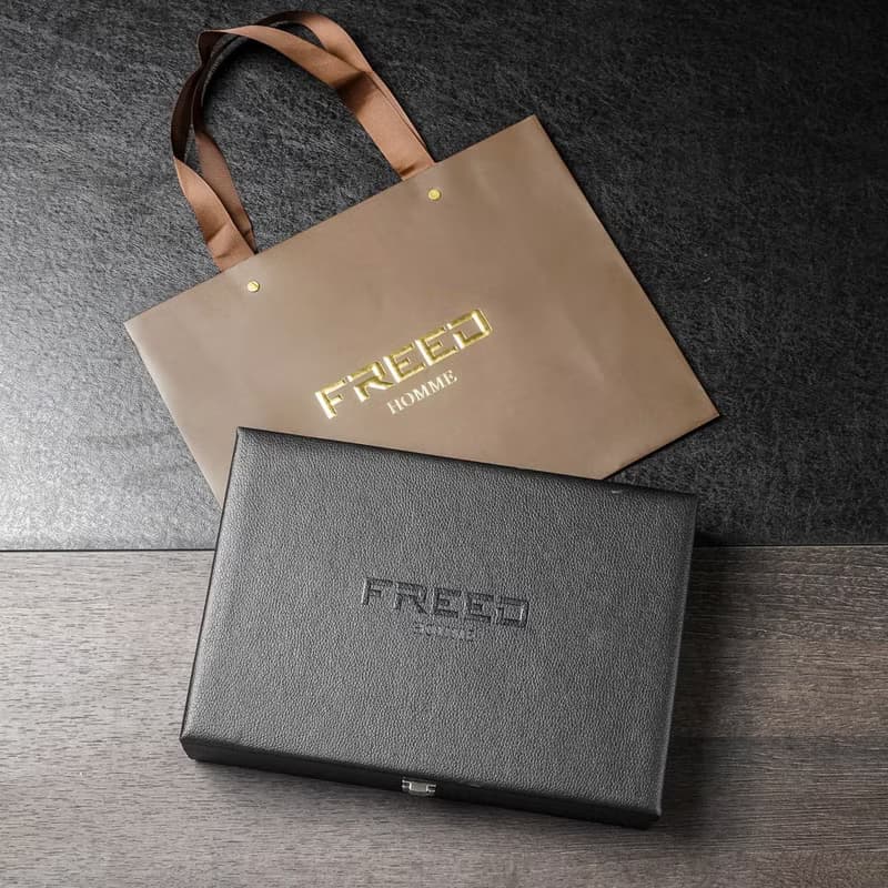 【FREED】雙刃式刮鬍刀豪華四件禮盒 - 極致黑 免費刻字服務