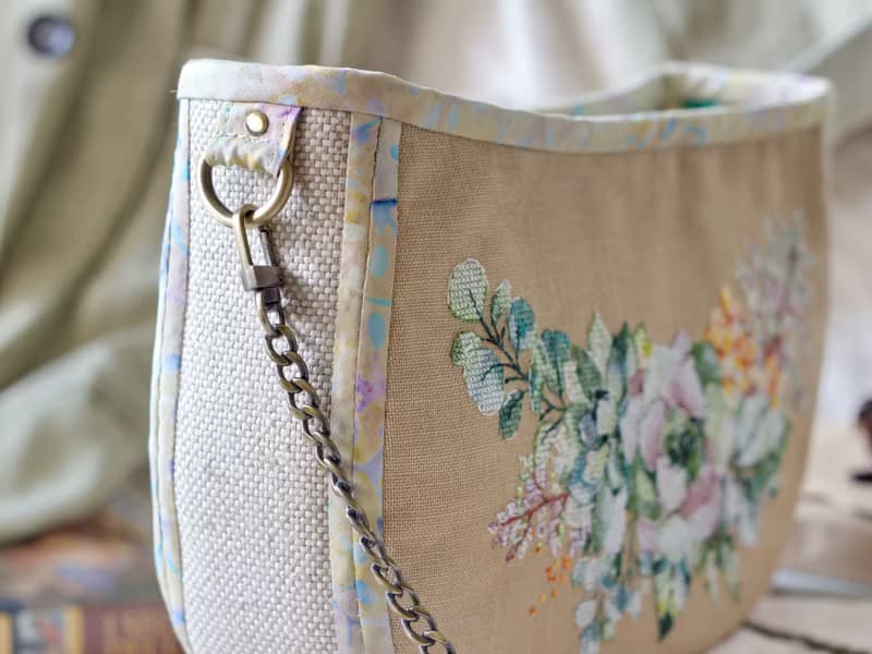 【數位】Watercolor Green Bouquet II - PDF cross stitch pattern