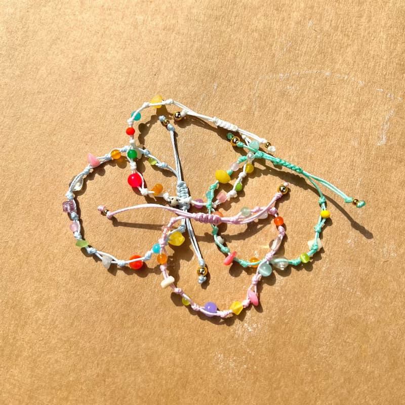 Bracelet Mamamia bracelet • Beaded Jewelry • Semi precious stones • Cute Gift