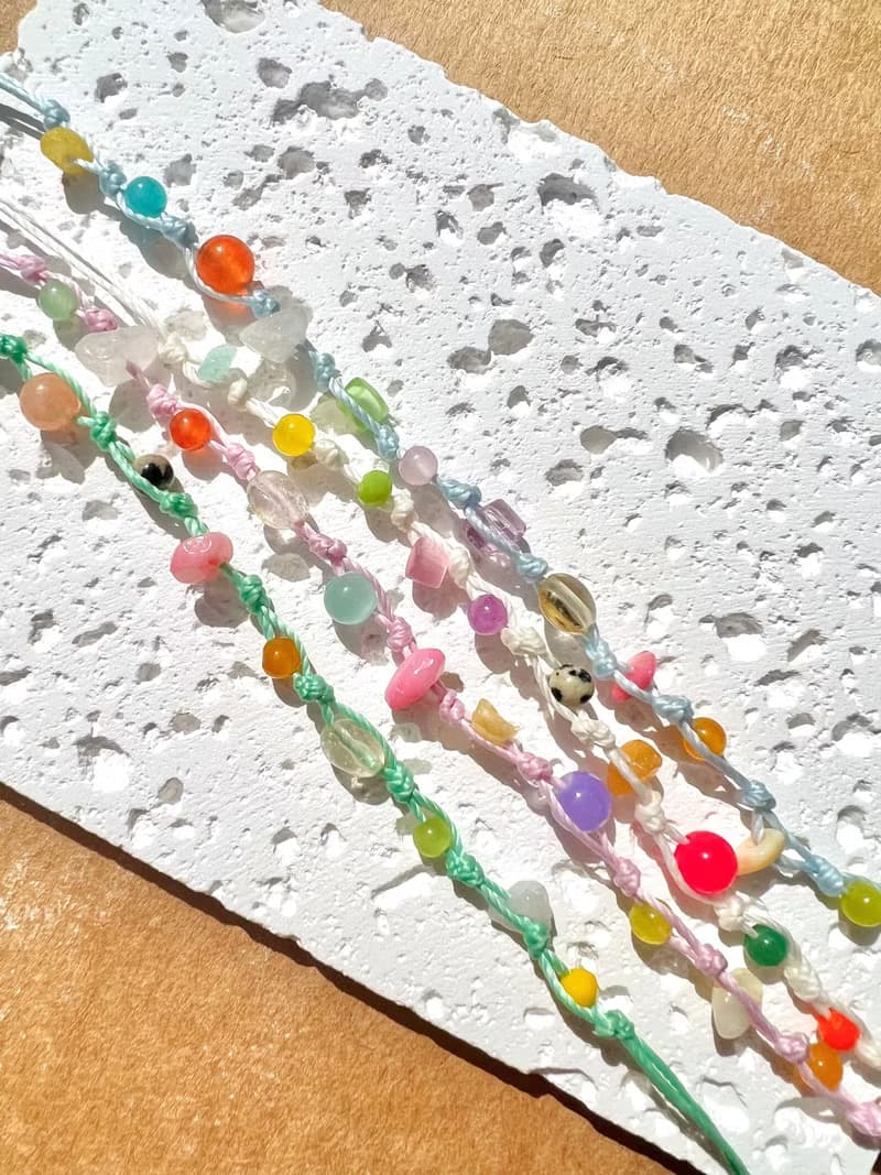 Bracelet Mamamia bracelet • Beaded Jewelry • Semi precious stones • Cute Gift