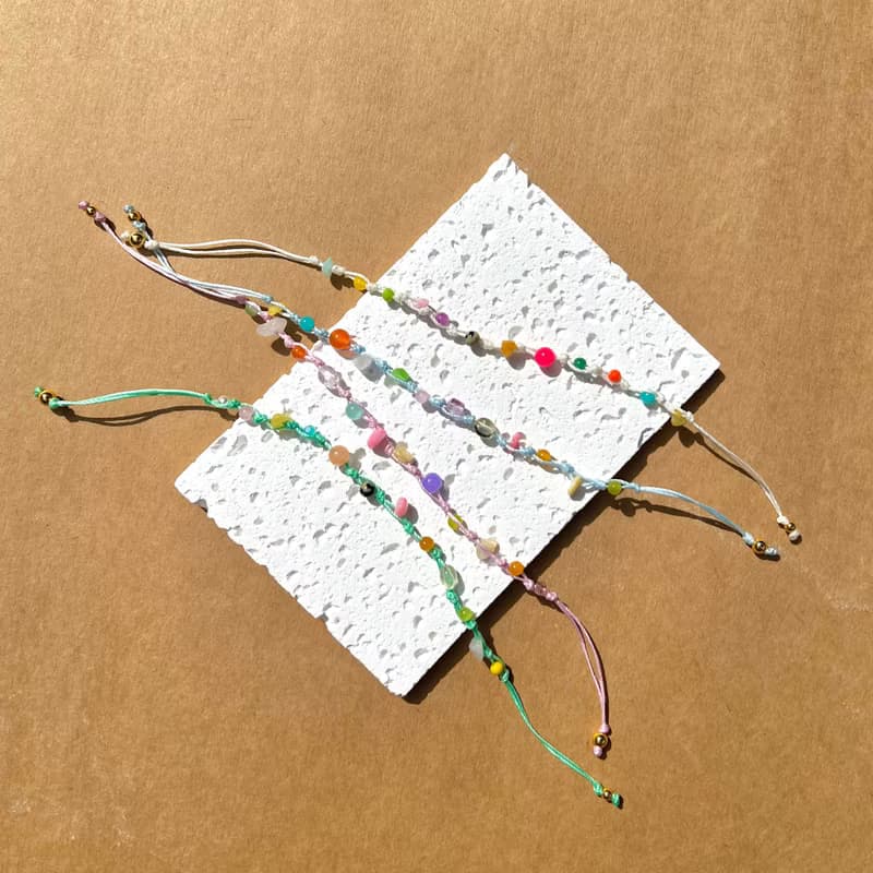 Bracelet Mamamia bracelet • Beaded Jewelry • Semi precious stones • Cute Gift