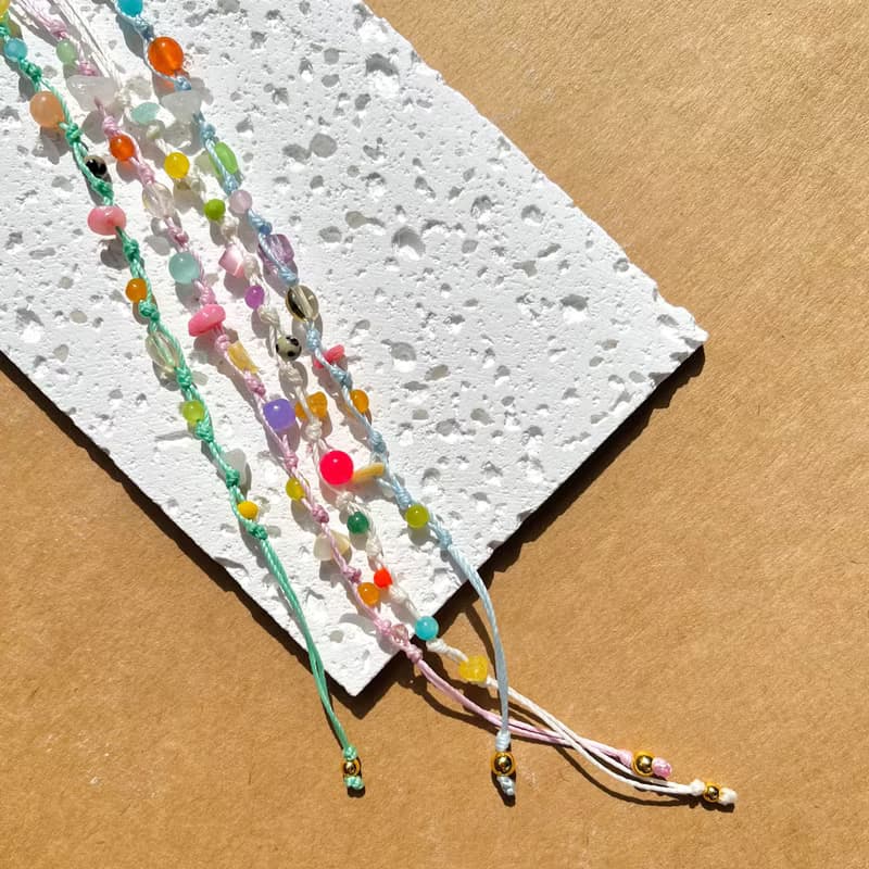 Bracelet Mamamia bracelet • Beaded Jewelry • Semi precious stones • Cute Gift