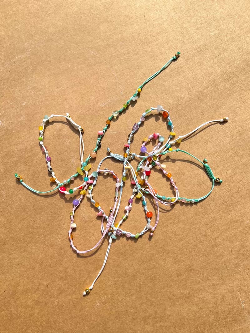 Bracelet Mamamia bracelet • Beaded Jewelry • Semi precious stones • Cute Gift