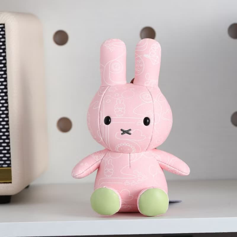 miffy 皮革掛飾-粉紅色