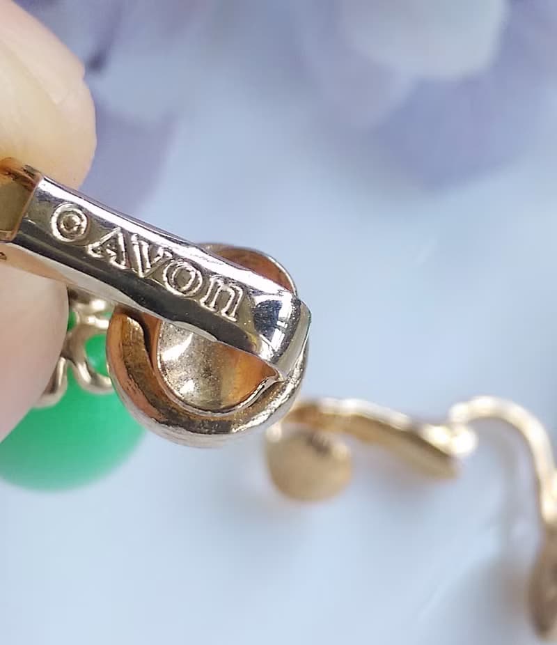 Vintage Jewelry 西洋古董飾品 AVON 夏日風 夾式耳環