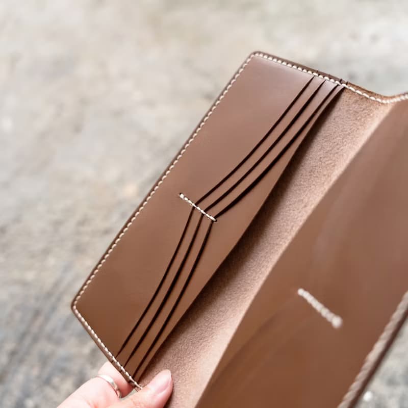 12卡長夾 | 手縫皮革完成品 | BSP027