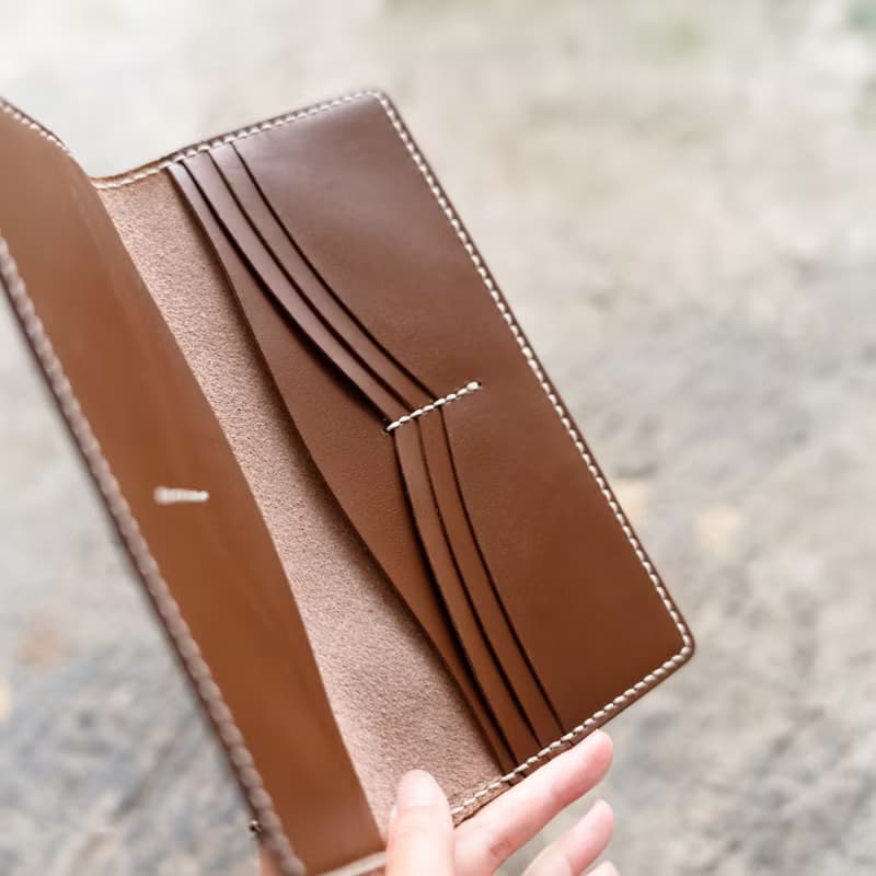 12卡長夾 | 手縫皮革完成品 | BSP027