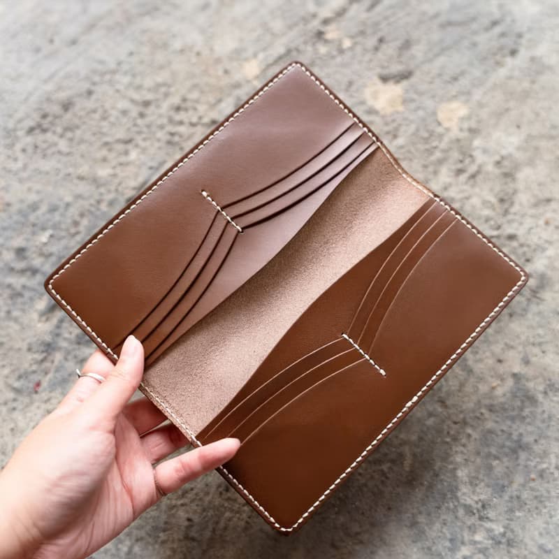 12卡長夾 | 手縫皮革完成品 | BSP027