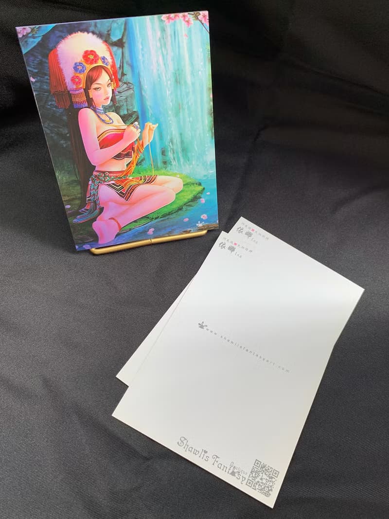 【限量明信片】原民女神－阿美族大地母神-伊娜聖誕禮物 交換禮物
