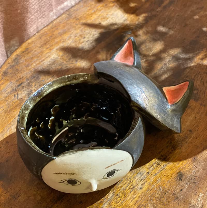 手工陶瓷蓋罐 小物收納