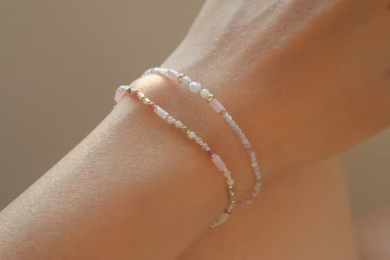 手鍊 紅寶石 粉碧璽 天然石 - 遠行 -