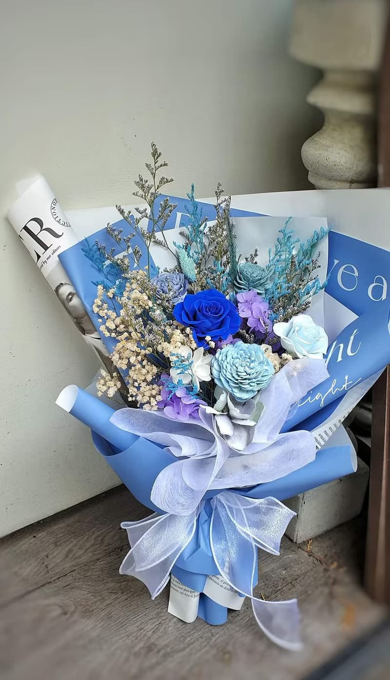乾燥花/永生花束-海洋絮語