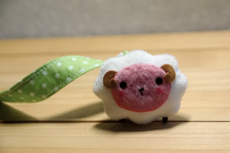 Bucute小羊奶嘴夾釦子/繩子(香草奶嘴用)/寶寶專用/手工製作/彌月禮物