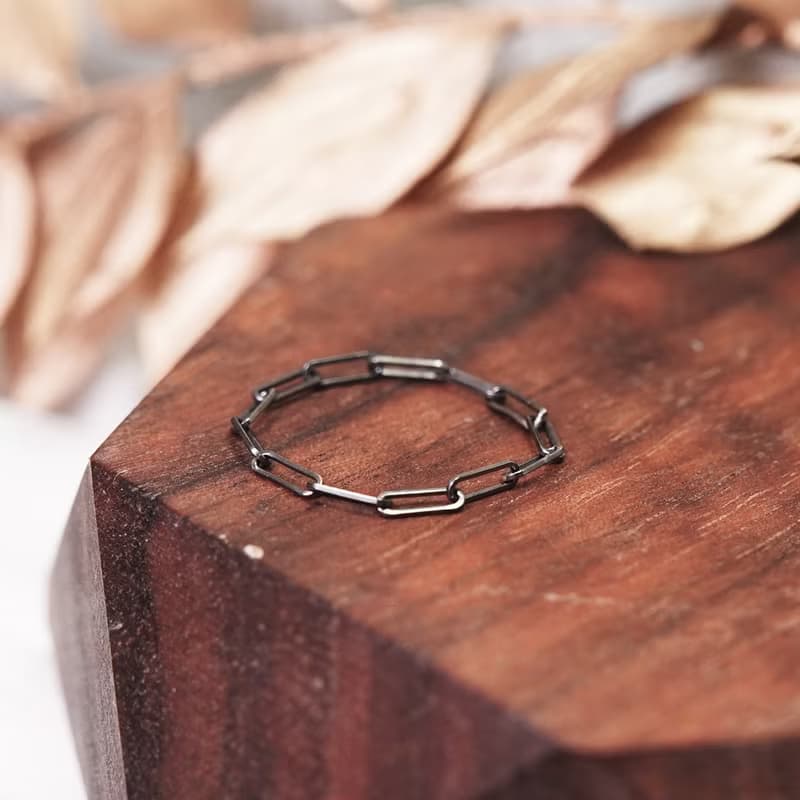 任選3件999 細緻長方圈 純銀鍊戒 女戒 軟戒指 多款戒圍 可當尾戒