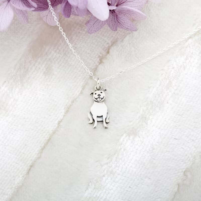 【Angel & Me】美國 比特犬 s925 純銀 項鍊 情人節 聖誕節禮物