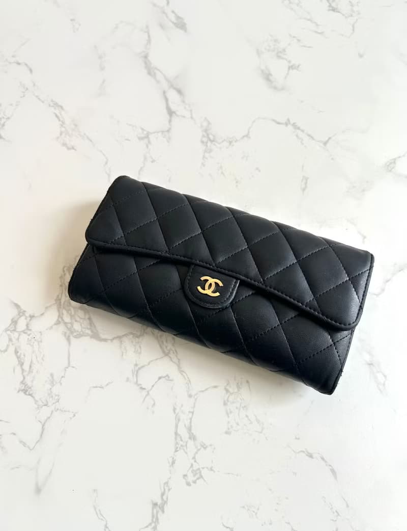 絕版古董包 Chanel黑色WOC皮革包 側背包 斜背包 中古二手包 長夾