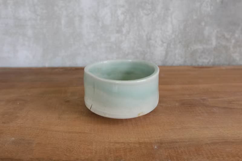 天青手拉胚茶碗