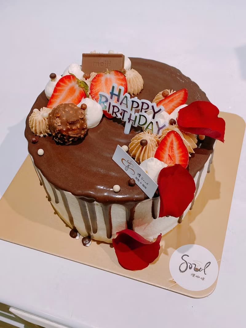 已過季 濃情草莓巧克力 草莓巧克力 情人節 蛋糕 生日蛋糕