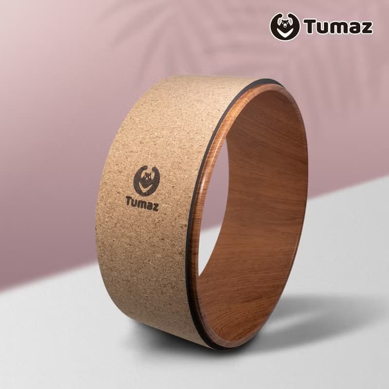 【Tumaz月熊】軟木瑜珈輪 後彎美背輔助神器放鬆伸展