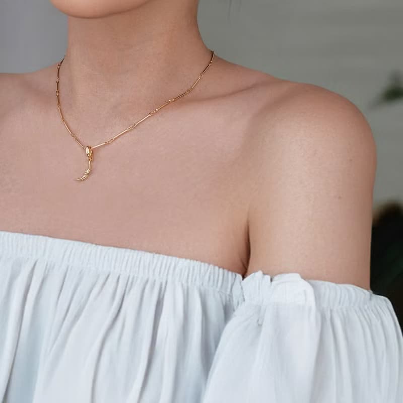 項鏈墜 | 新月夜