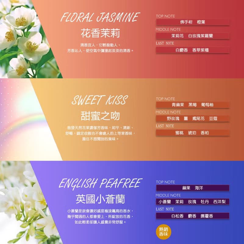 QIDINA 質感柔嫩繽紛系列香氛精油擴香補充瓶 250ml