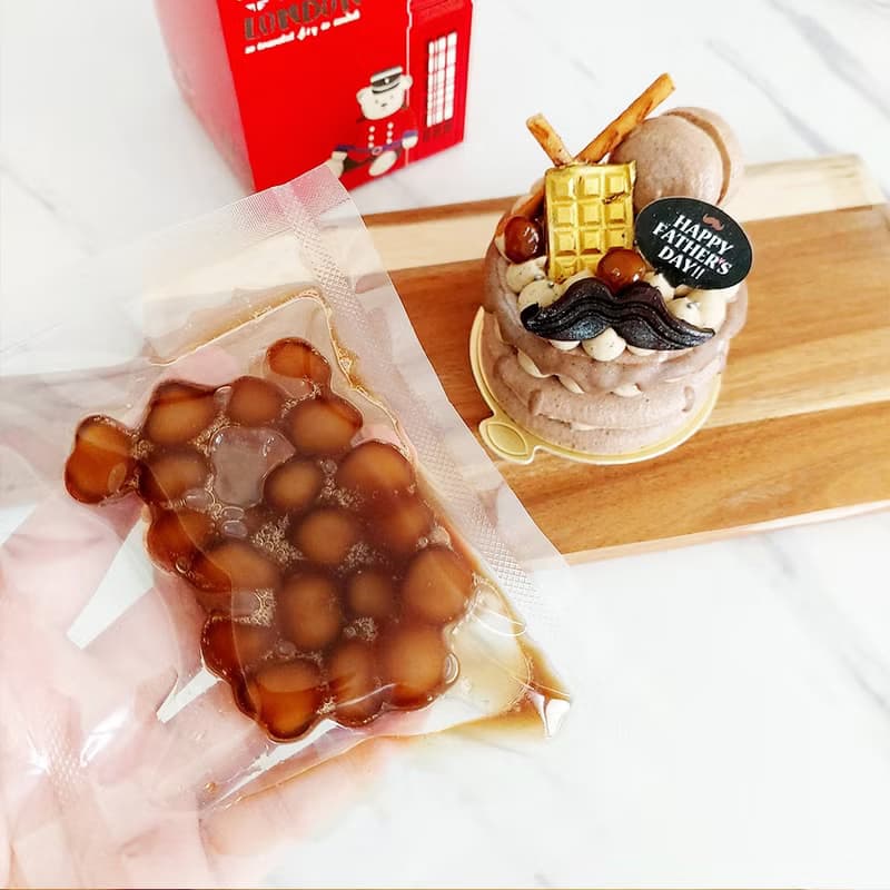 3.5吋馬卡龍塔-珍珠焦糖伯爵奶茶【生日禮物、生日蛋糕