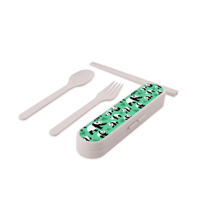 環保餐具套裝 熊貓圖案