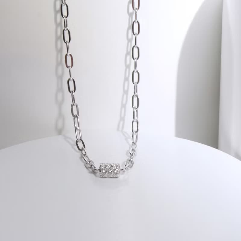 【聖誕禮盒】Galaxy。滾輪鑲鑽項鍊 贈限定包裝