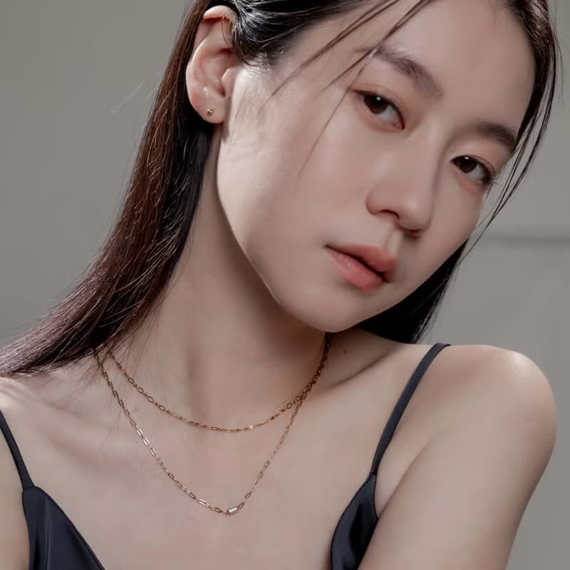 【聖誕禮盒】Galaxy。滾輪鑲鑽項鍊 贈限定包裝