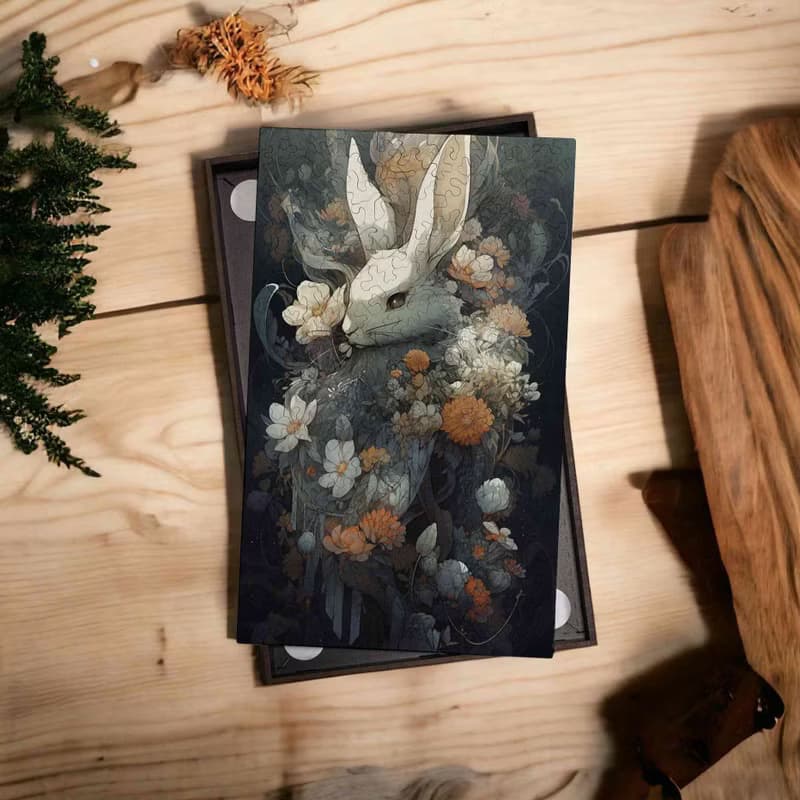 叢林之華-丹兔【壁虎拼圖】