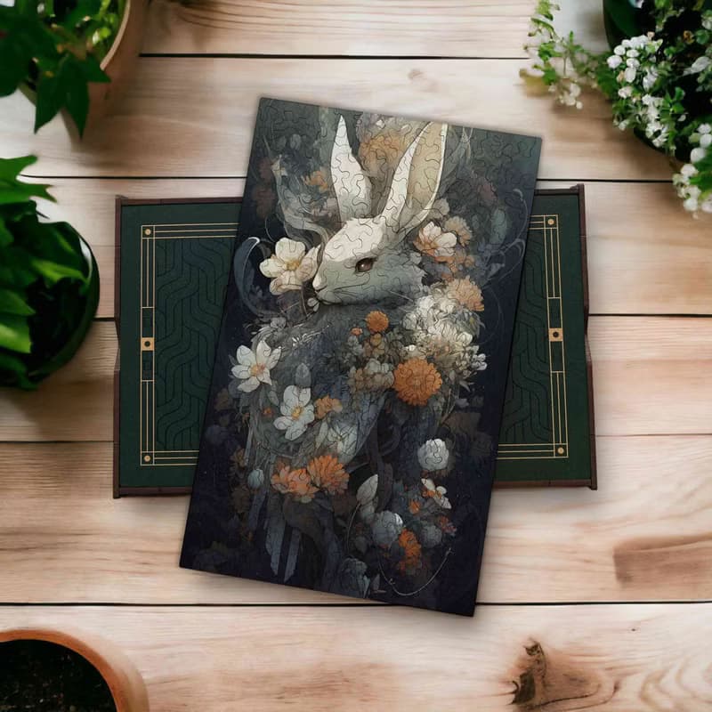 叢林之華-丹兔【壁虎拼圖】