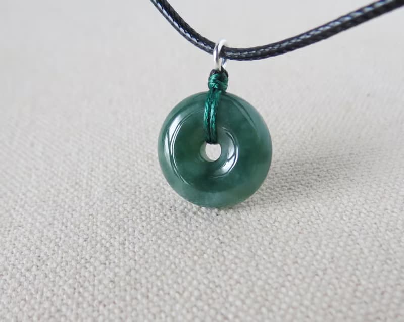 【金剛結】本命年【平安如意】意境棉翡翠韓國蠟線項鍊SE18招財