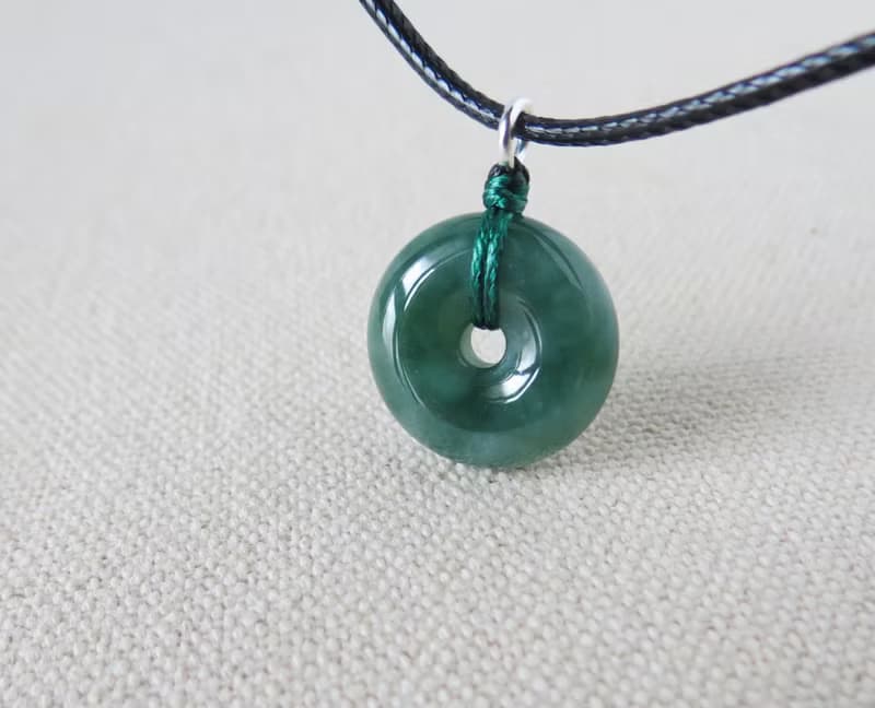 【金剛結】本命年【平安如意】意境棉翡翠韓國蠟線項鍊SE18招財