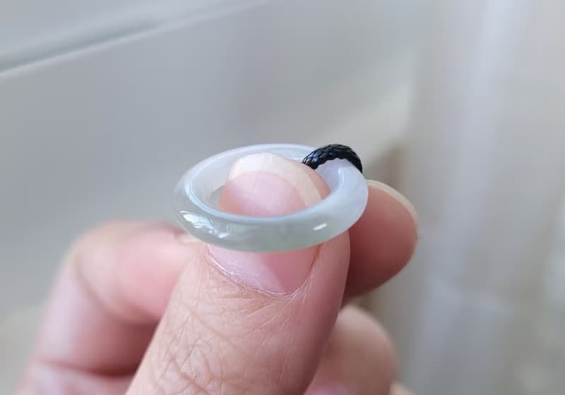 親翠 天然翡翠 冰漸層藍綠 溫柔感十足 戒鍊 鎖骨鍊