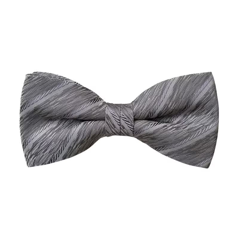 編織斜紋灰領結