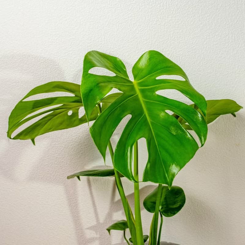 龜背芋圓點水泥盆栽 開幕盆栽推薦 送禮