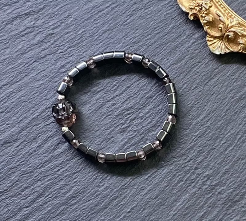 招財開運-黑膽石x鑽石切面冰曜石x冰曜石龍龜925純銀手排 手鍊