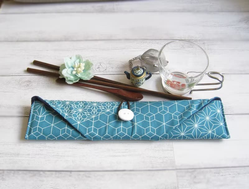 環保餐具組 餐具套 筷子套、餐具布套 飲管袋 CH-020