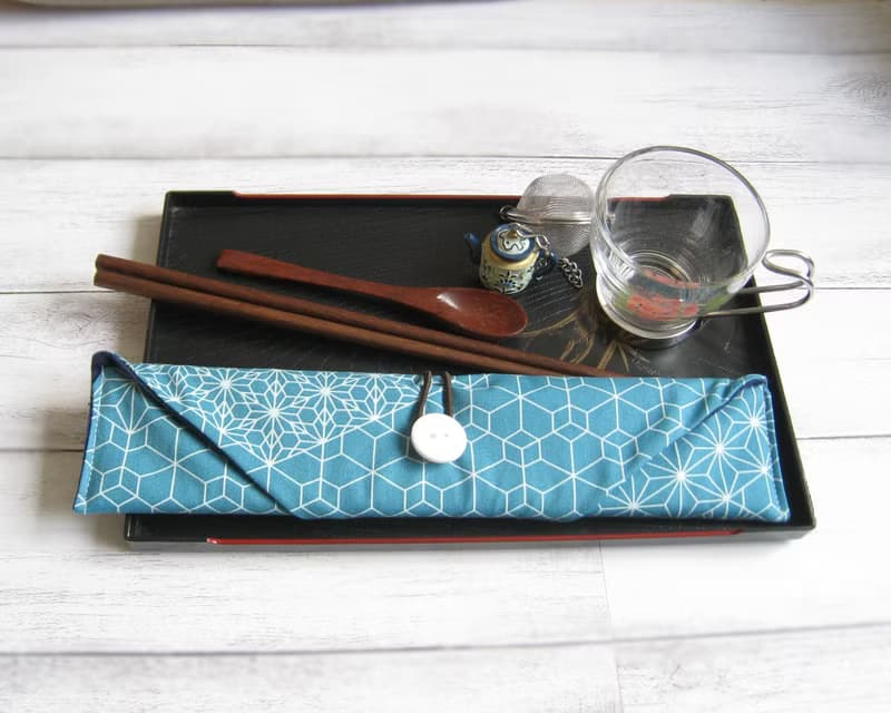 環保餐具組 餐具套 筷子套、餐具布套 飲管袋 CH-020