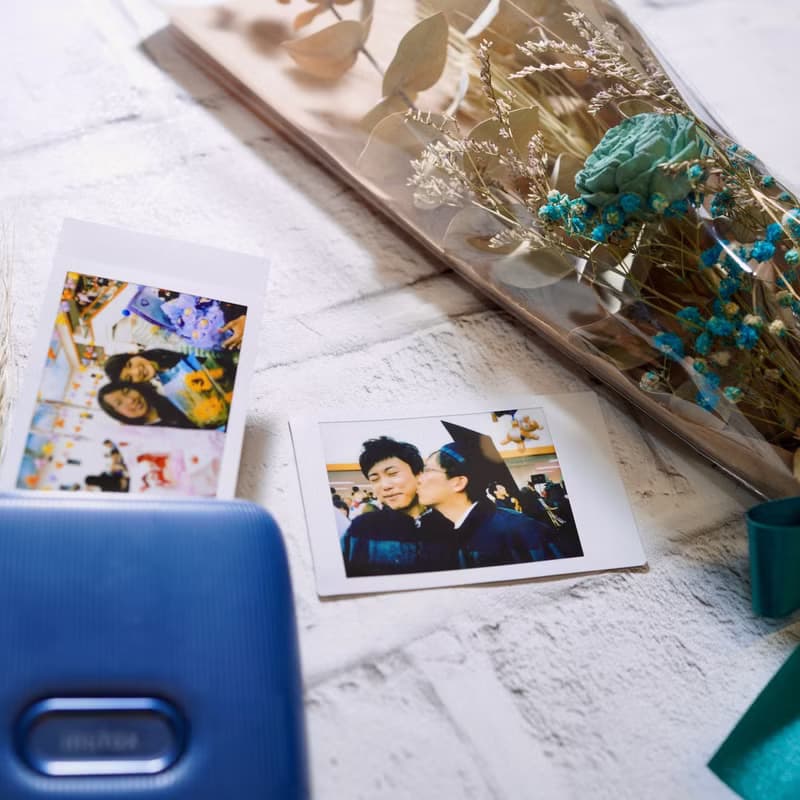 隔離不了的祝福 - 花束與拍立得 禮物