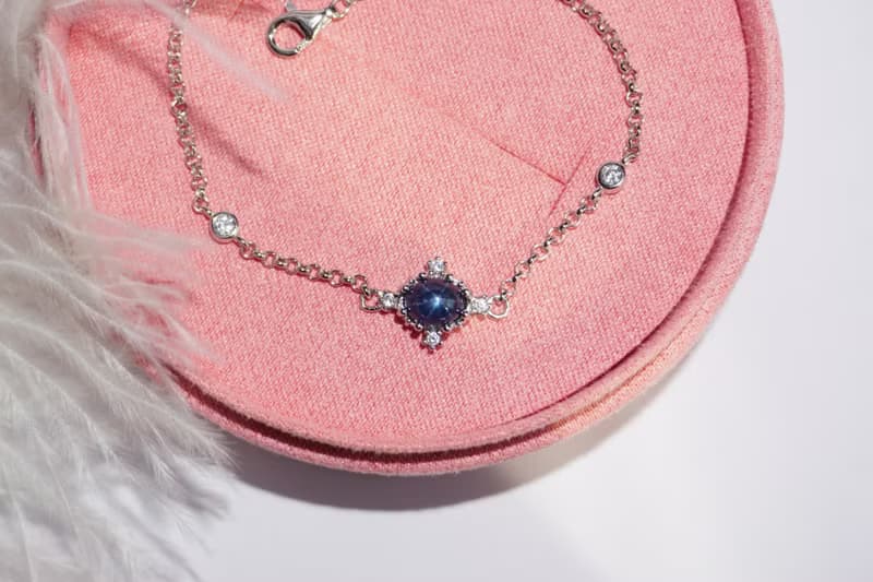 Natural Star Blue Sapphire Bracelet Silver925