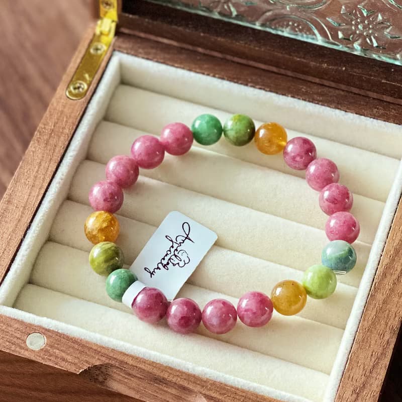 Amelia Jewelry丨碧璽丨色標碧璽手鍊丨糖果碧璽手鍊丨轉運招財