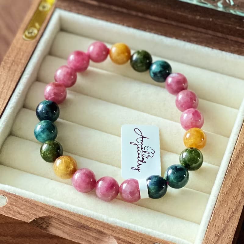 Amelia Jewelry丨碧璽丨色標碧璽手鍊丨糖果碧璽手鍊丨轉運招財