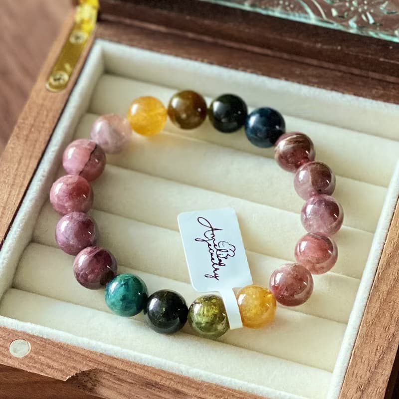 Amelia Jewelry丨碧璽丨色標碧璽手鍊丨糖果碧璽手鍊丨轉運招財