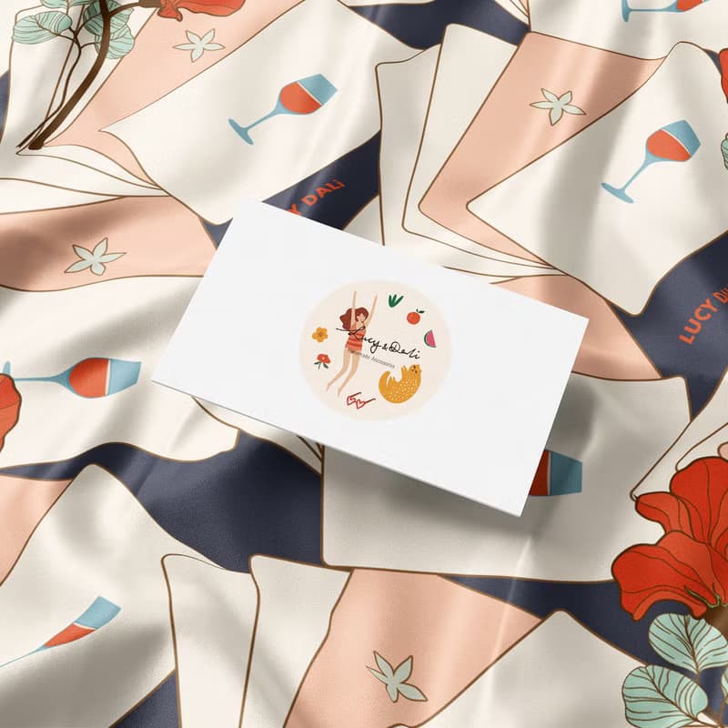 ::真絲絲巾100%silk:: — 紙牌花卉印花方巾質感禮物