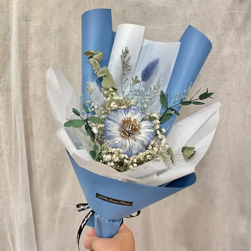 | 小夢境花藝 | 索拉太陽花 乾燥小花束 見面禮物 交換禮物